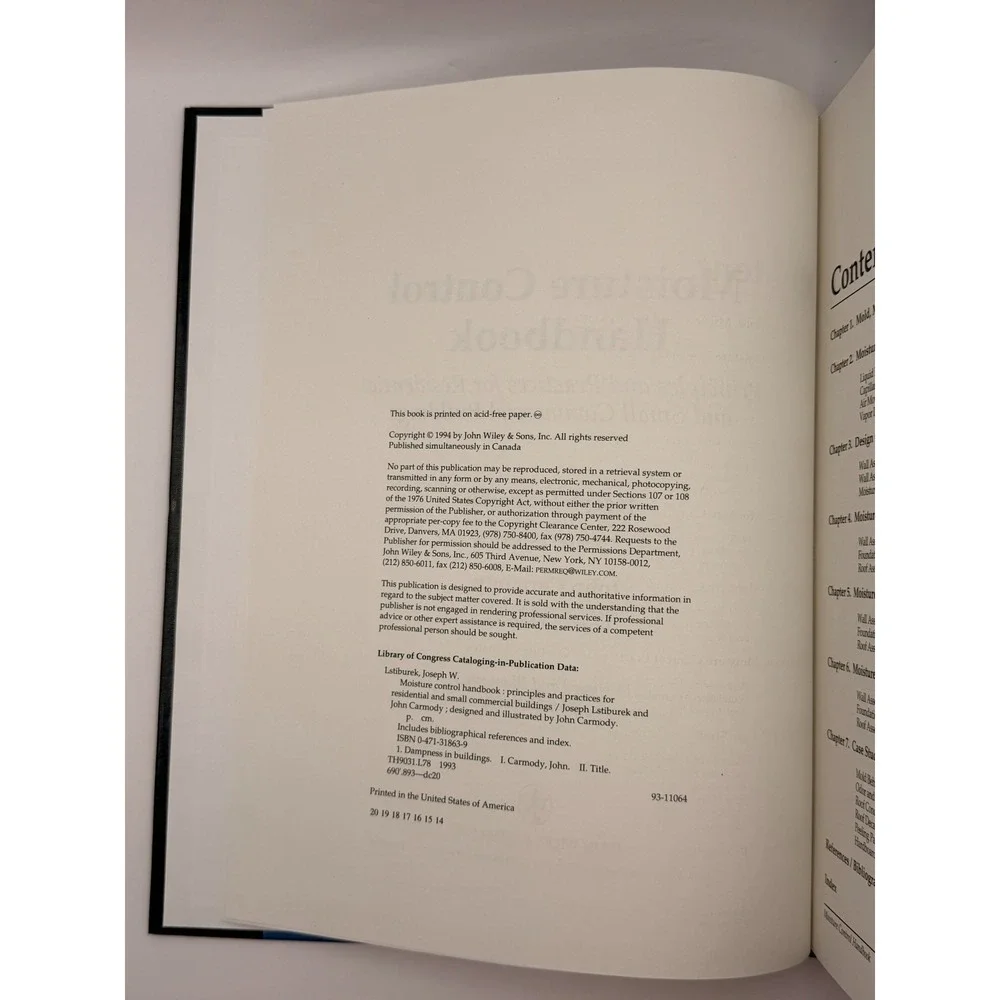 Moisture Control Handbook Lstiburek Carmody